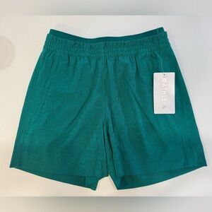 Athleta Teal “Echo Shorts” - size 2, NWT